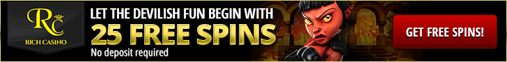 rich casino 25 free spins pokies