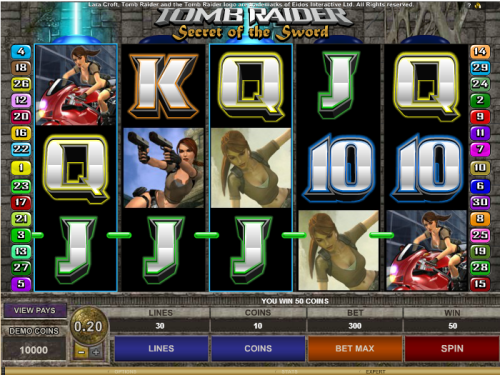 tomb raider pokies app