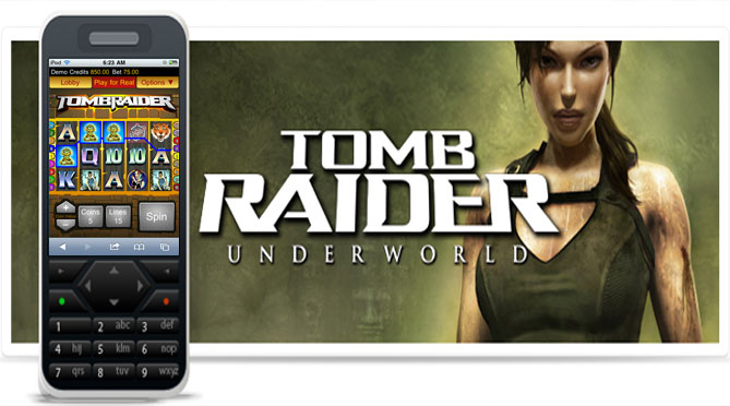 Tomb Raider pokies app for Android